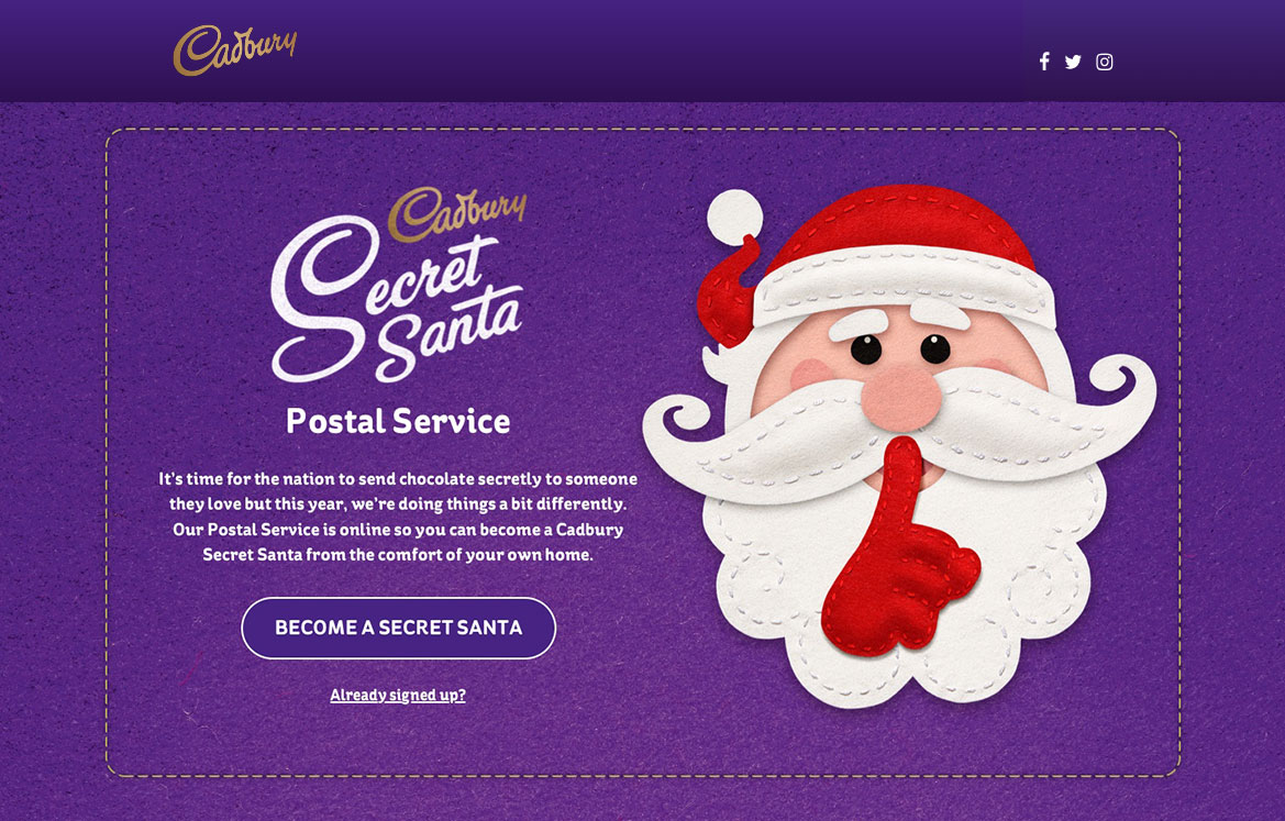 Secret Santa, Send online instantly